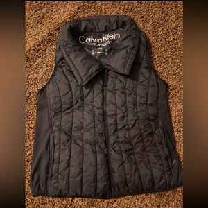 Calvin Klein Women's Black Quilted Vest